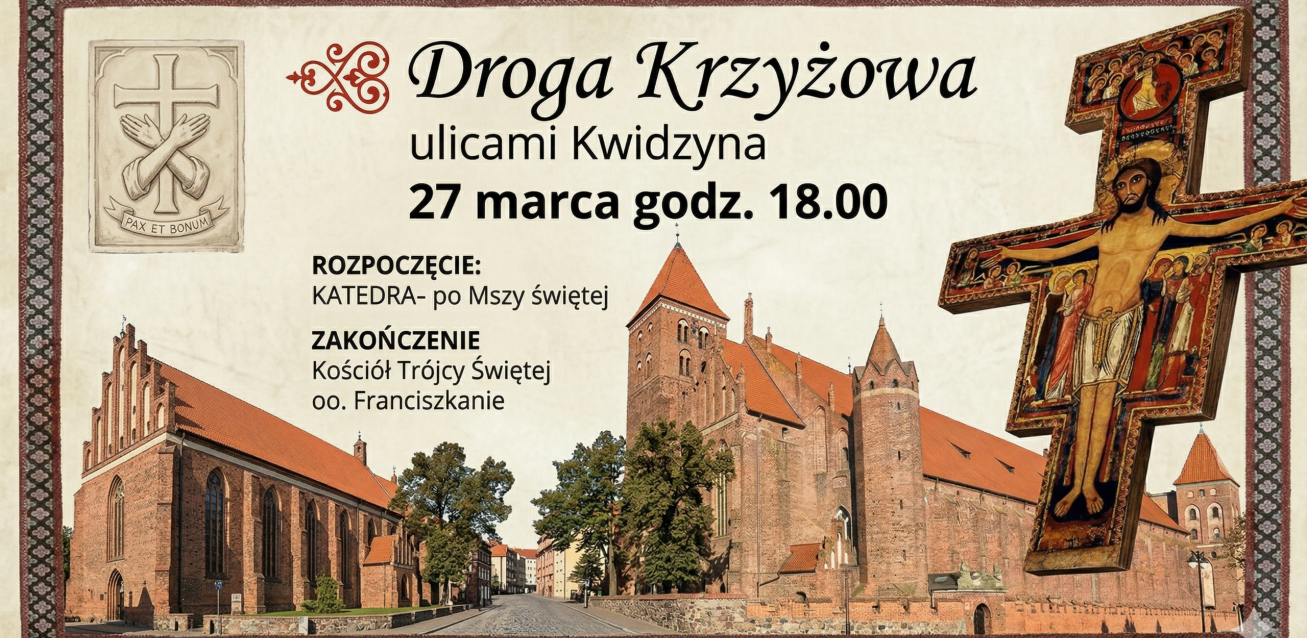 Grafika Droga Krzyżowa ulicami naszego miasta